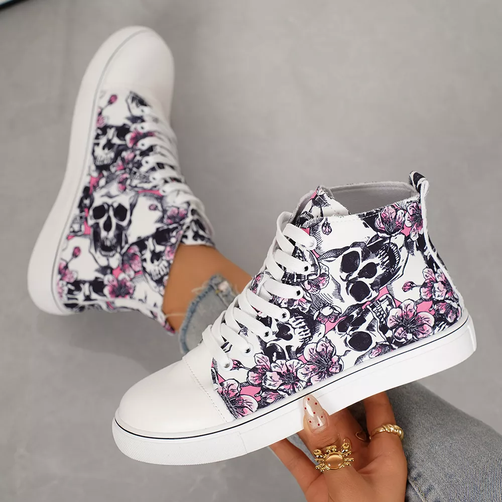 Round Toe Lace Up Sneakers, image 10