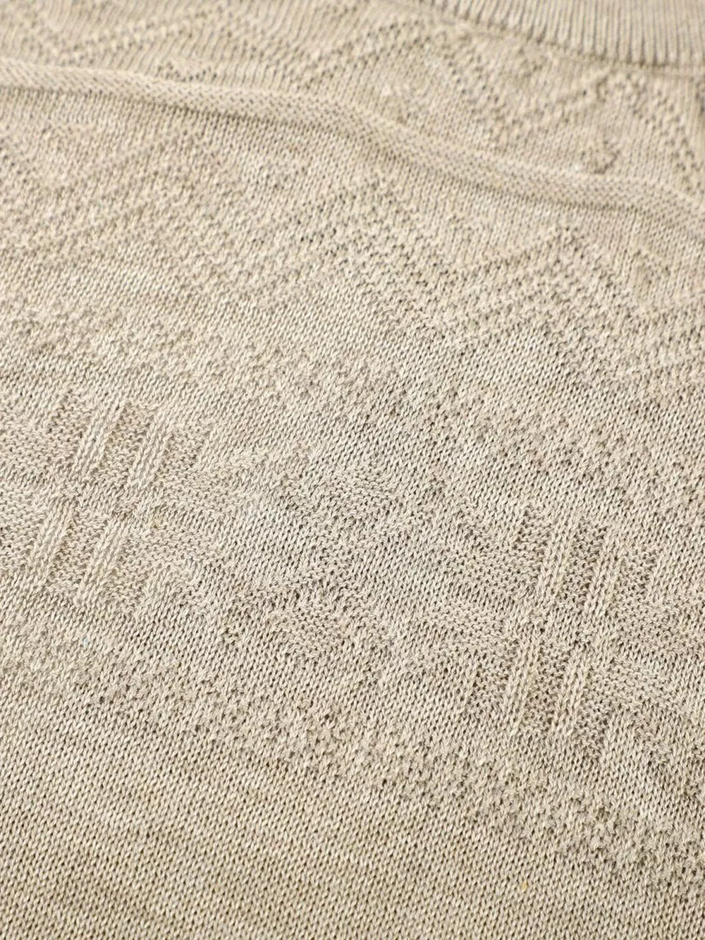 Men's Short Sleeve Geometric Textured Knit Top, image 7