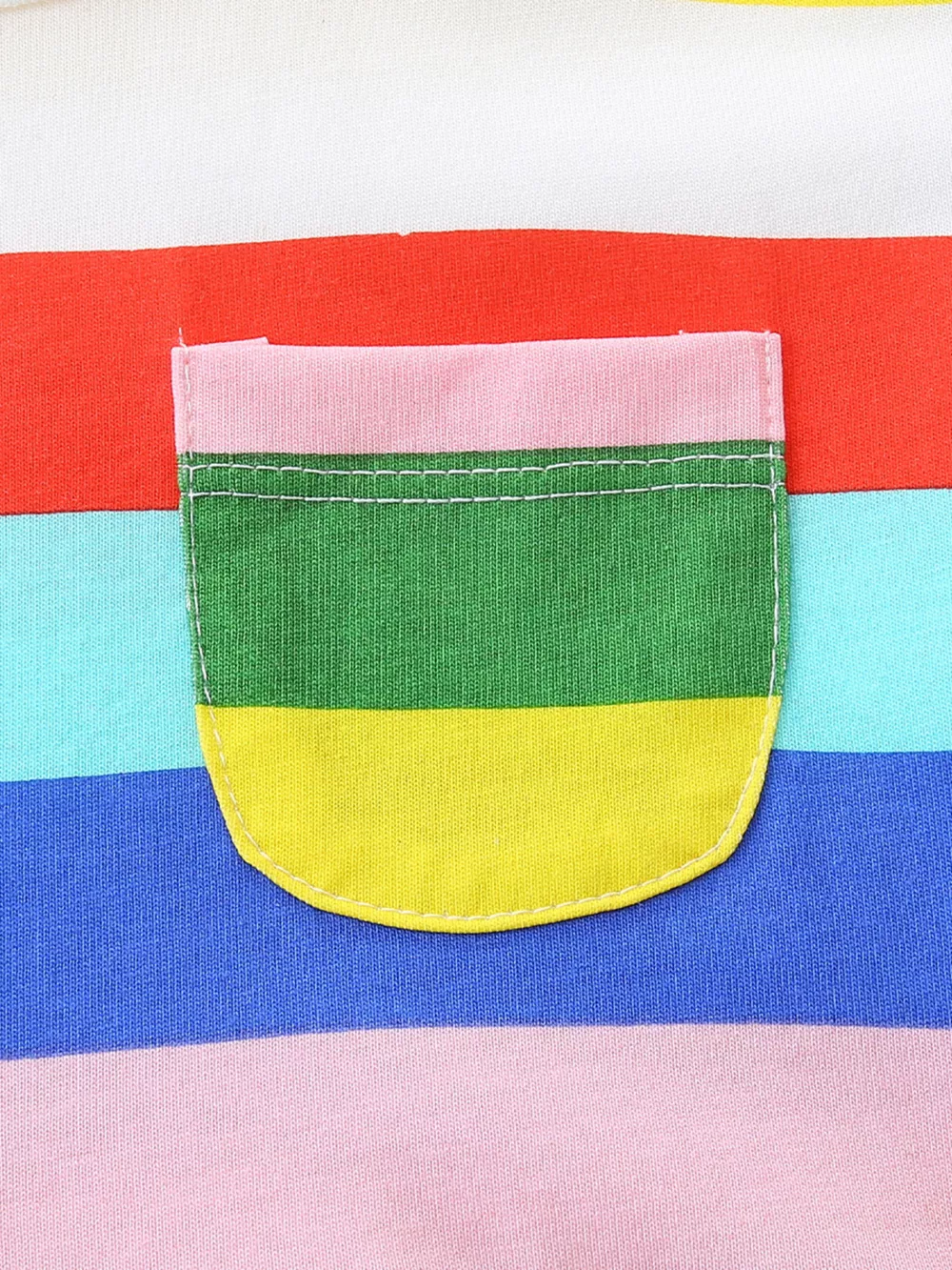 Children's Striped Casual Short Sleeve Dress, image 5