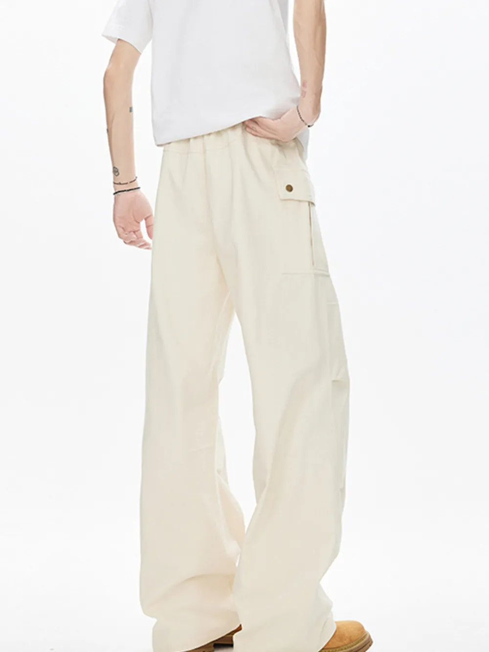 Men's Drawstring Cargo Pants, image 15