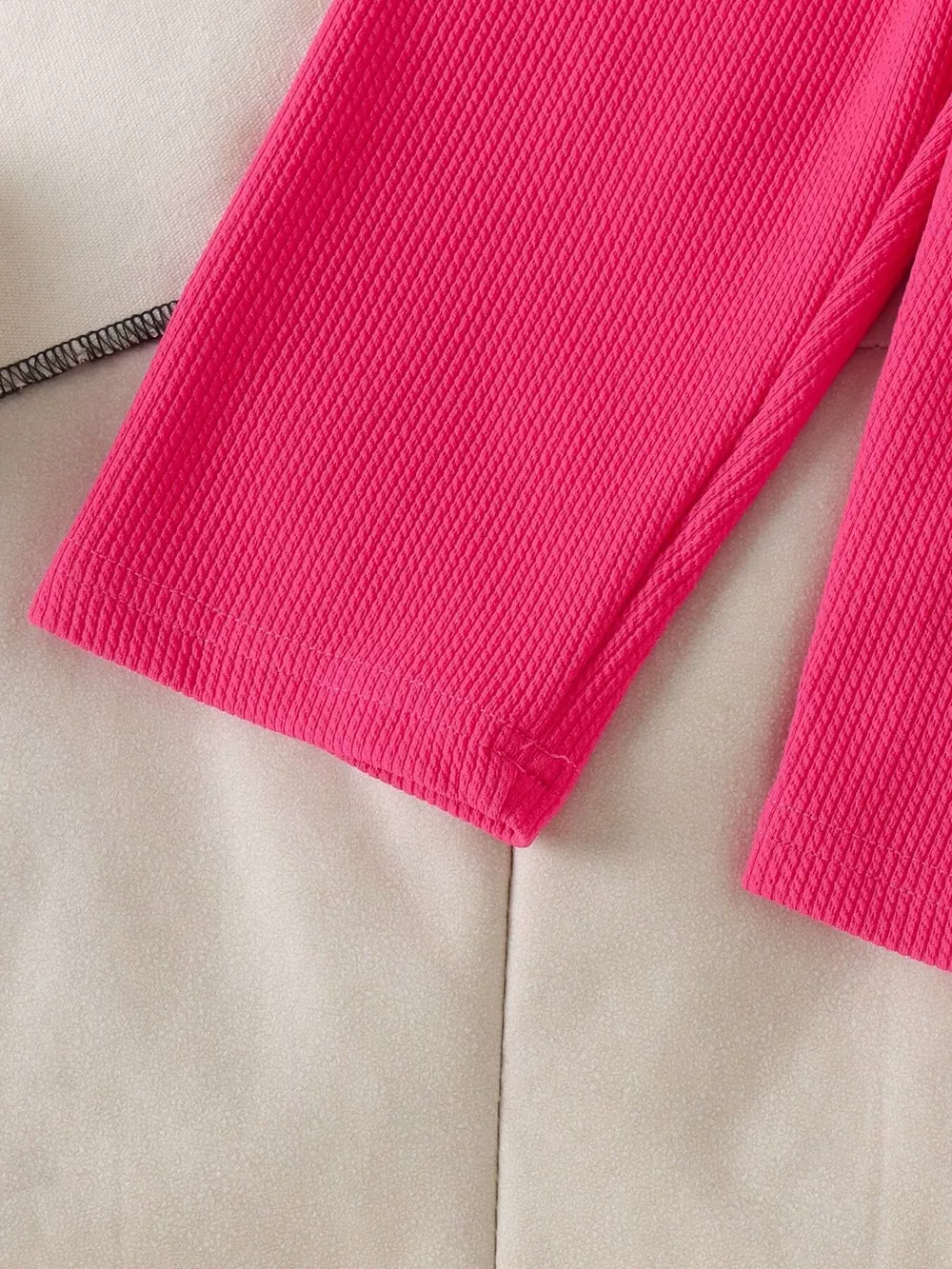 Children's Ribbed Bow Tank Top and Pants Set, image 10