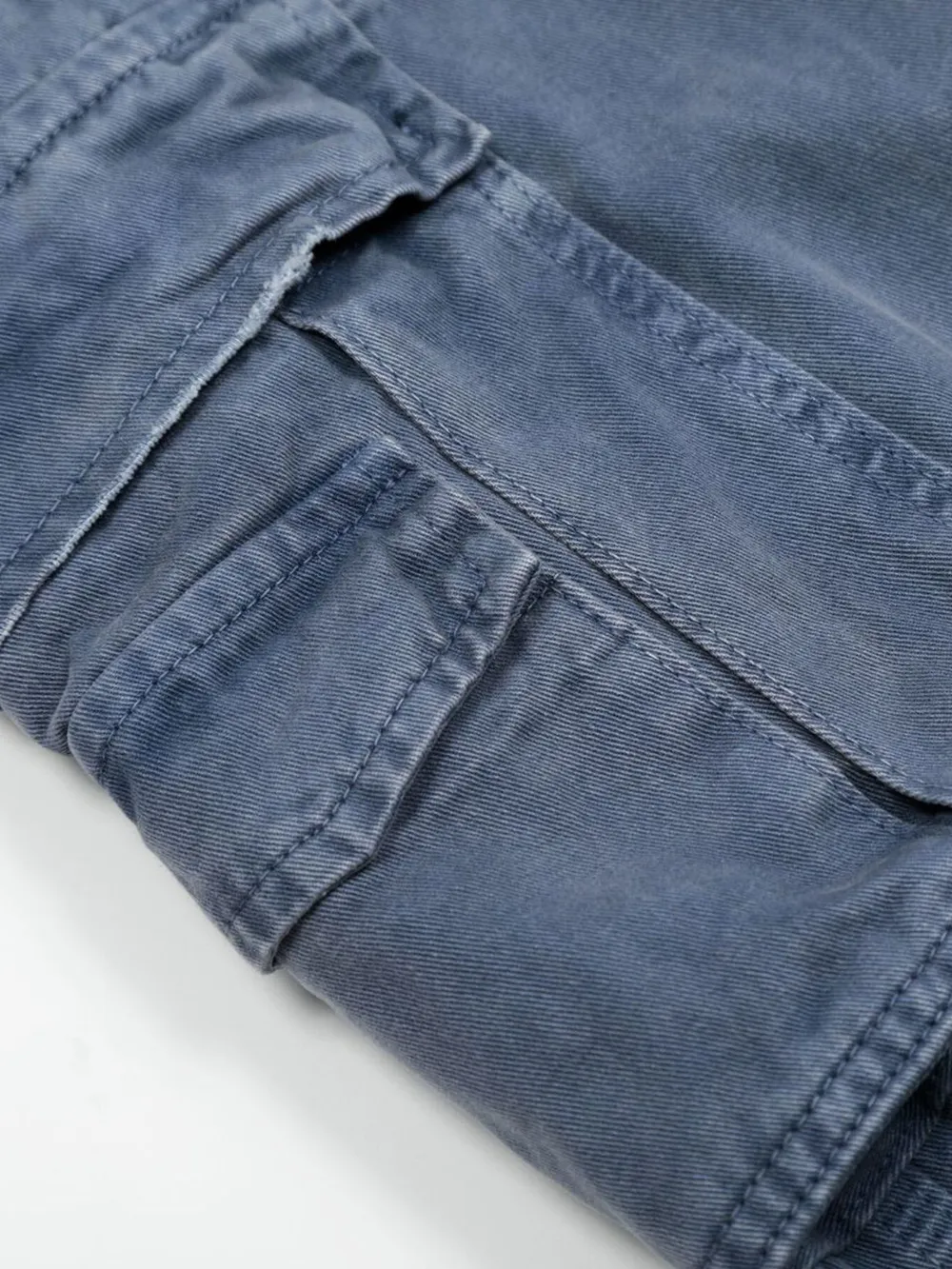 Men's Wide-Leg Cargo Jeans with Side Pockets, image 8
