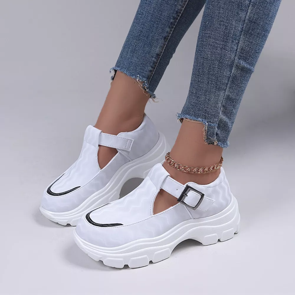 Round Toe Platform Loafers, image 5