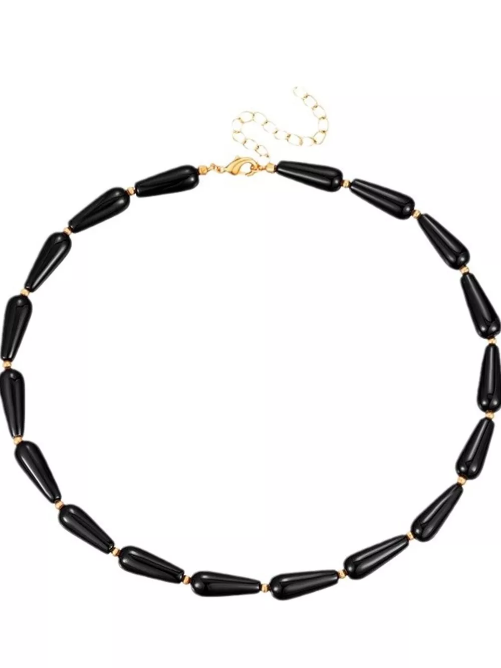 Alloy Teardrop Adjustable Necklace, image 4