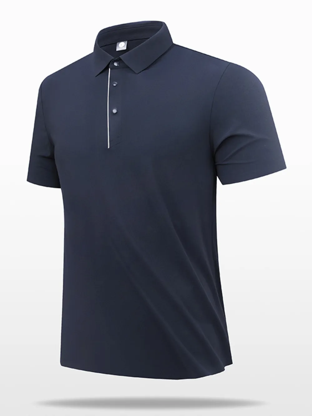 Men's Plus Size Button Detail Short Sleeve Polo, image 7