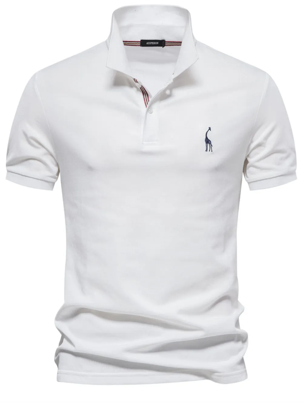 Men's Short Sleeve Button Detail Polo, image 5