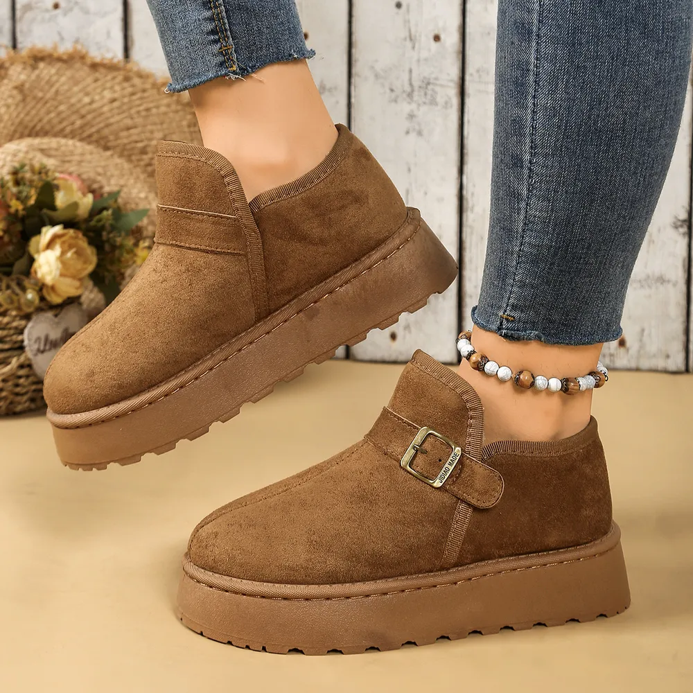 Round Toe Platform Boots, image 6
