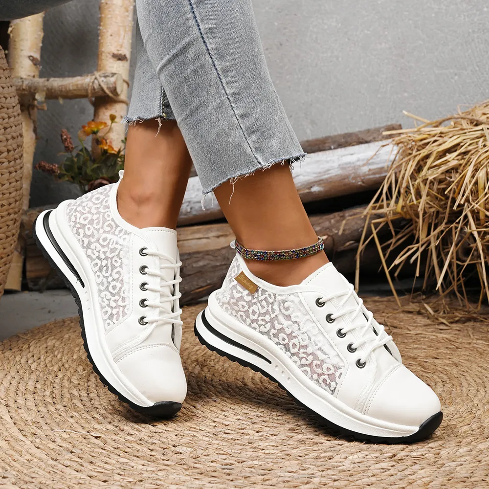 Lace-Up Platform Sneakers, image 7