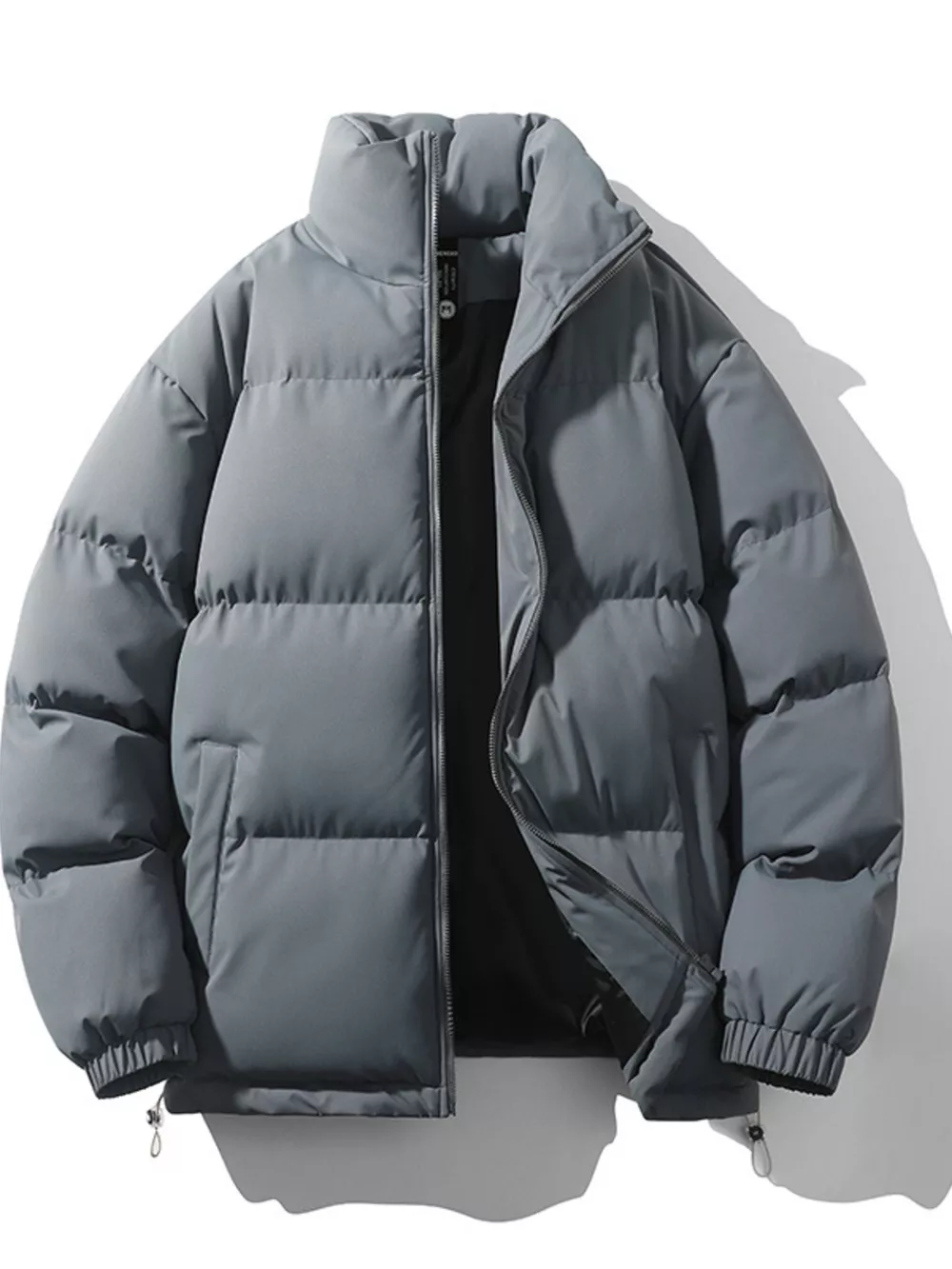 Men's Full Size Padded Zip Up Puffer Jacket Plus Size, image 6