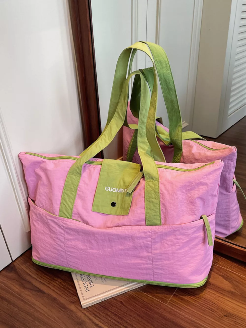 Two-Tone Lightweight Travel Bag, image 6