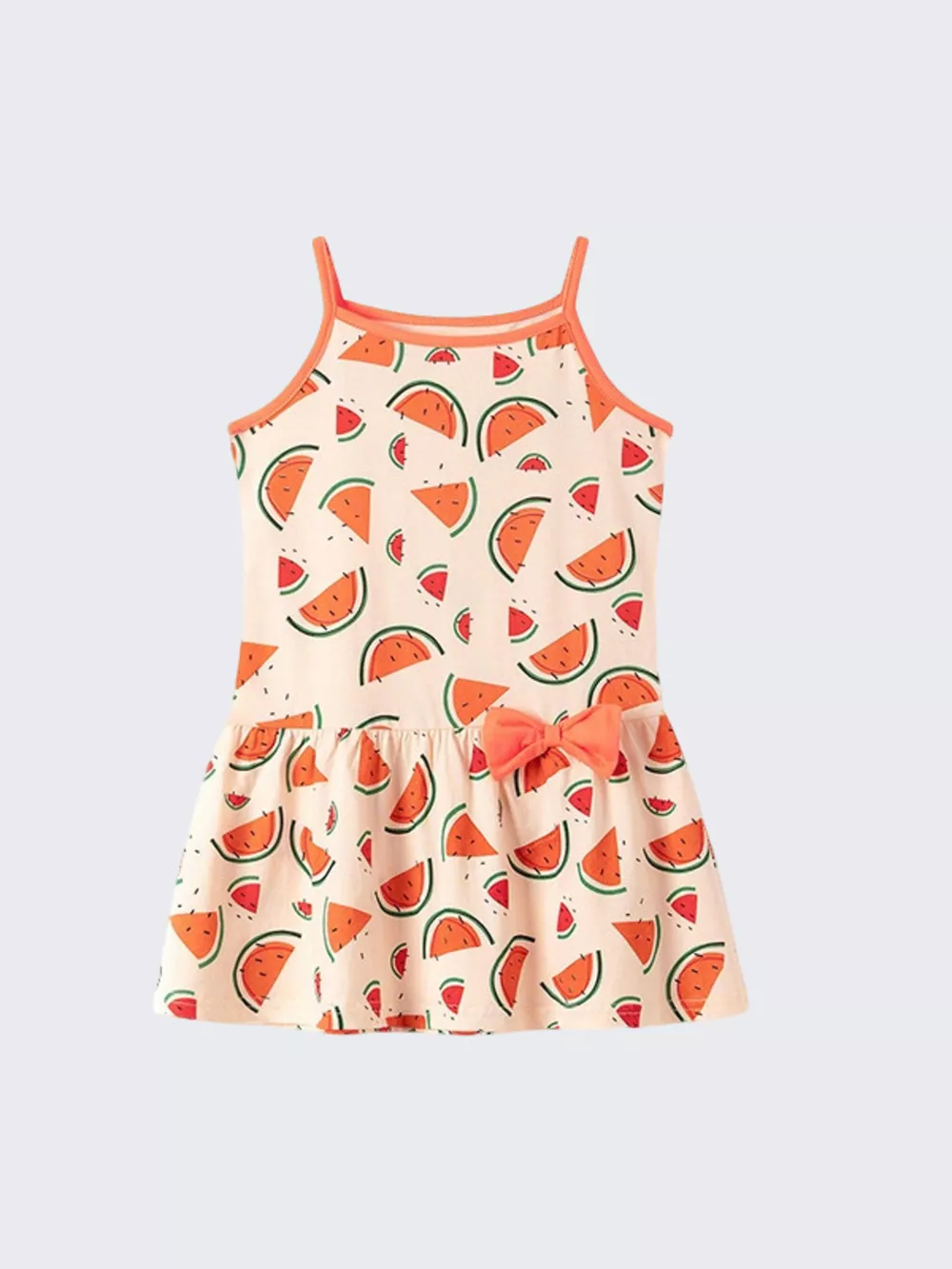 Children's Watermelon Print Sleeveless Sundress, image 4