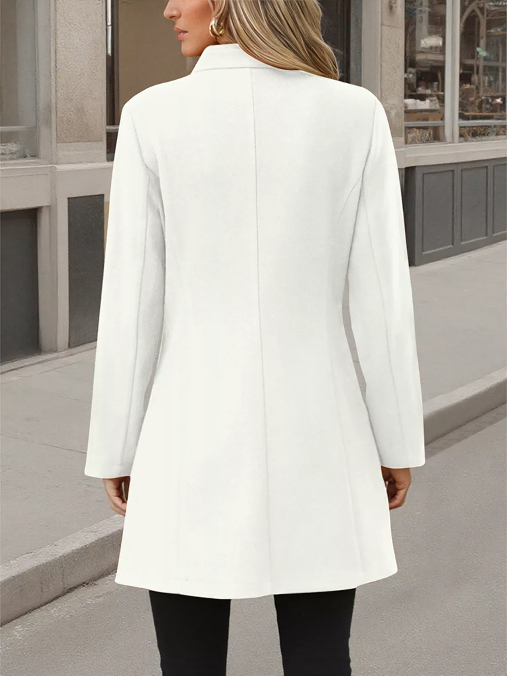 Button Up Long Sleeve Coat, image 18