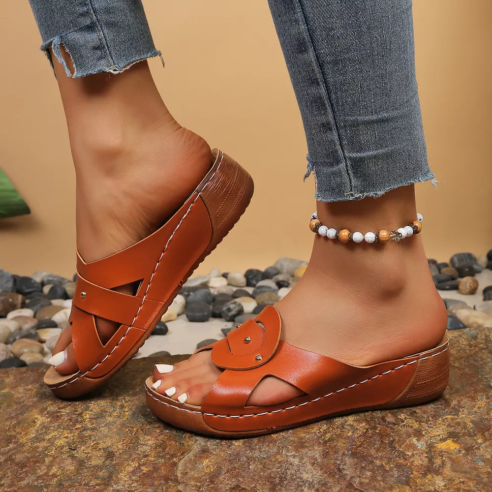 Open Toe Wedge Sandals, image 19