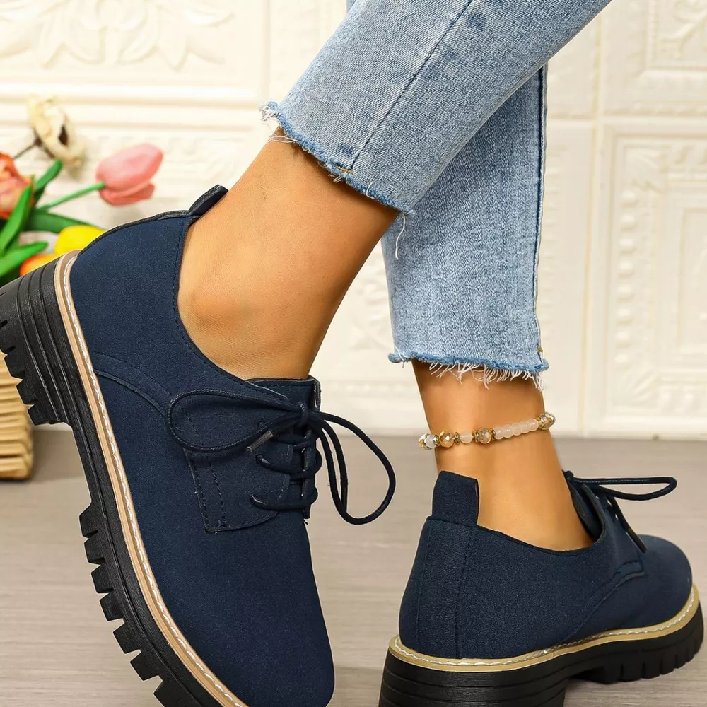 Lace-Up Platform Loafers, image 10
