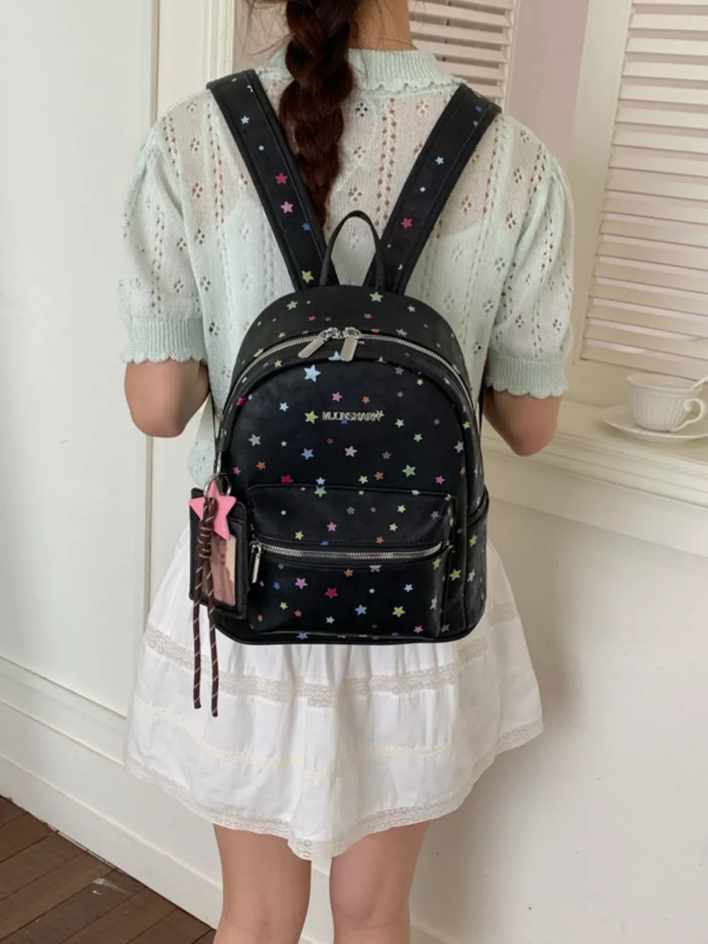Star Pattern Backpack Bag, image 4