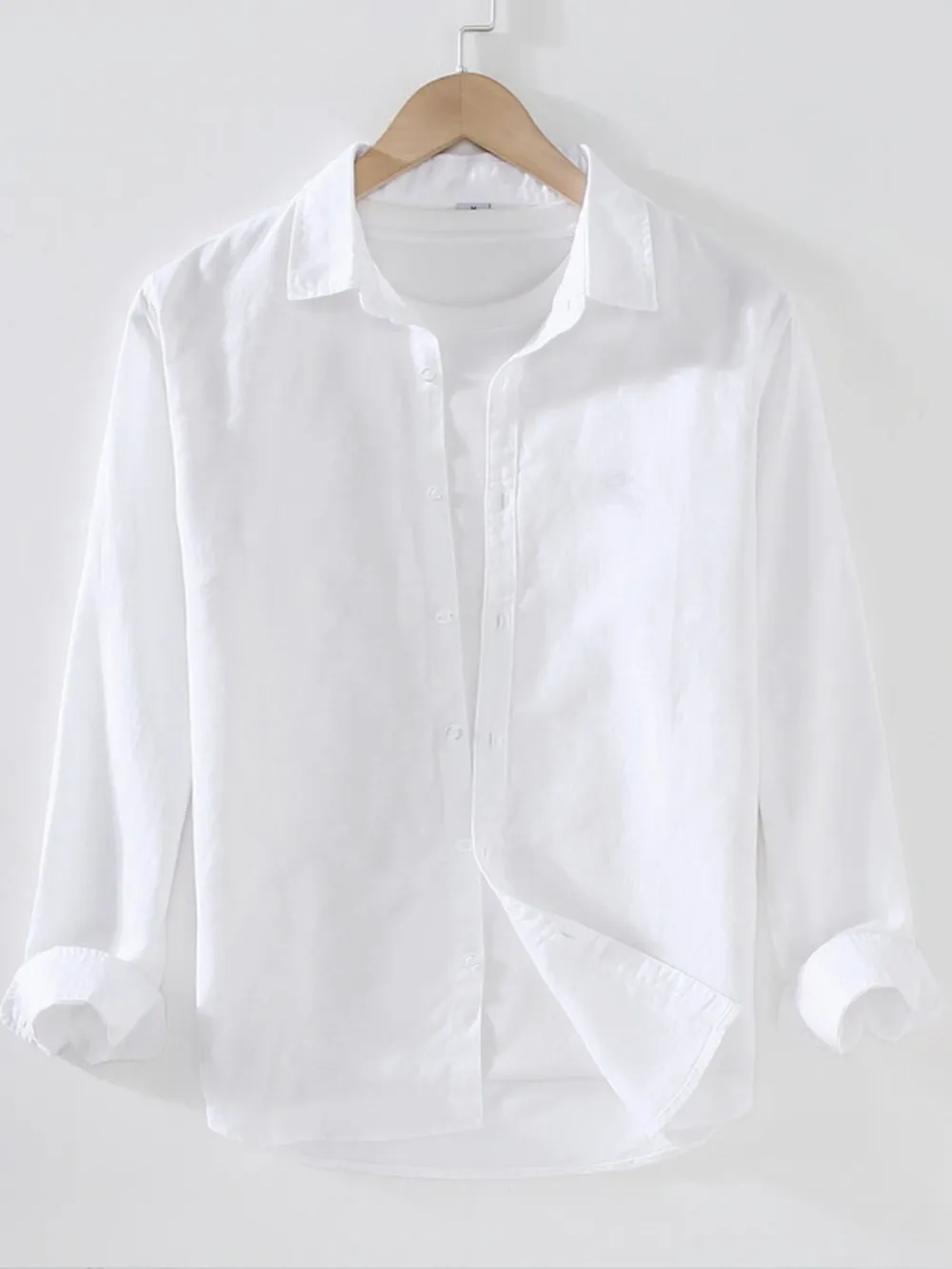 Men's Full Size Casual Long Sleeve Button-Up Shirt Plus Size, image 6