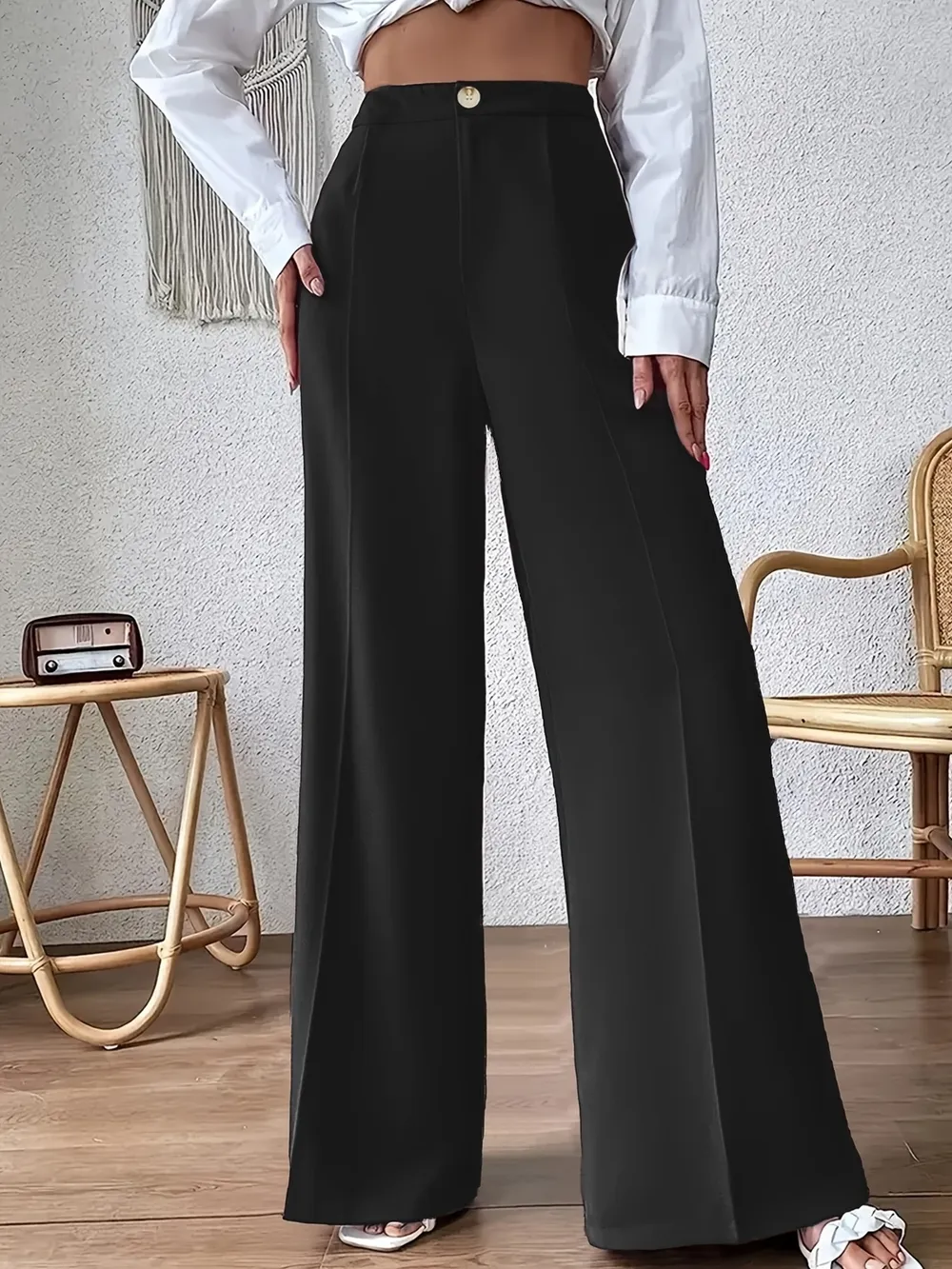 High Waist Wide Leg Pants, image 4