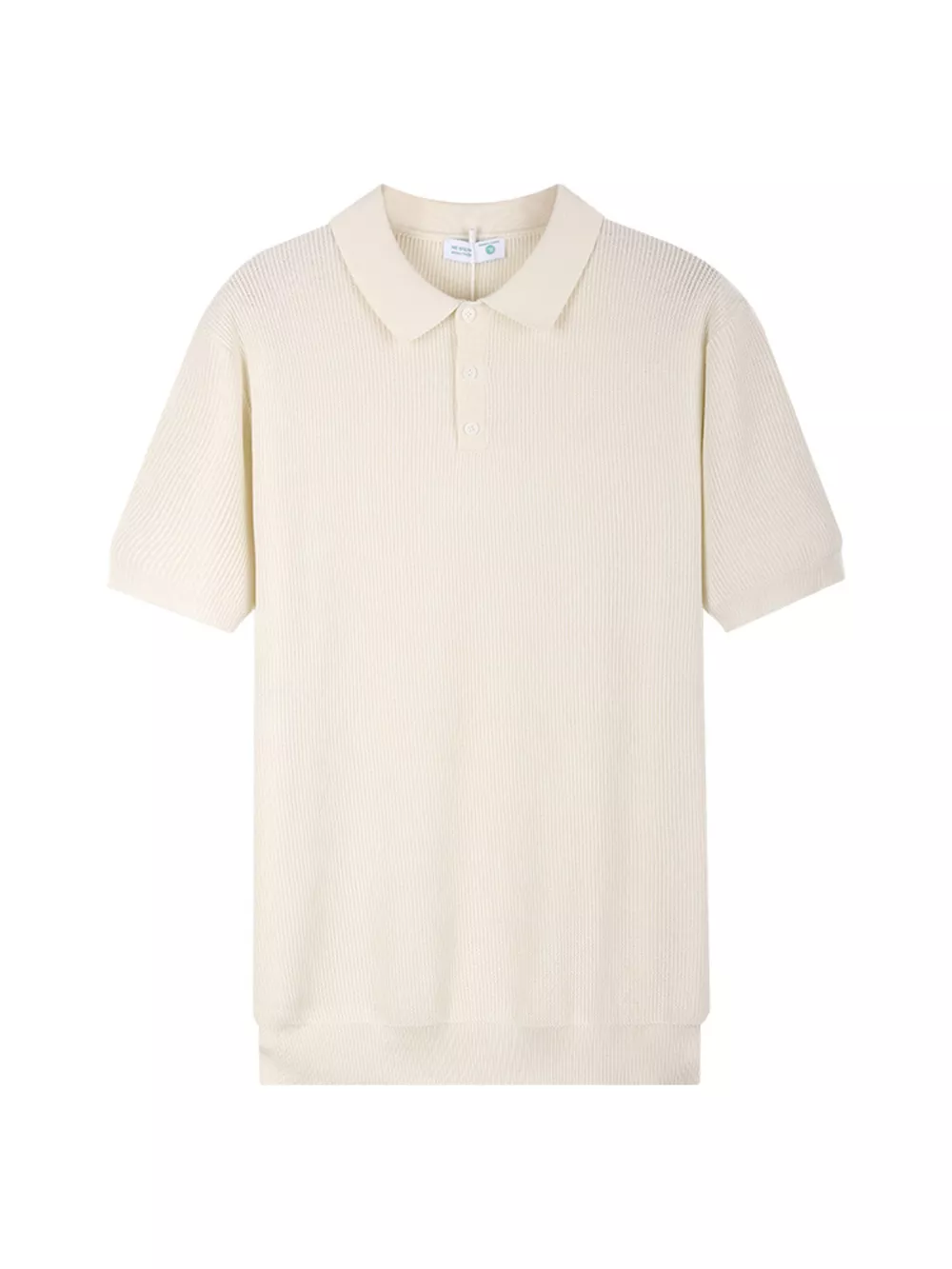 Men's Plus Size Button Detail Short Sleeve Polo, image 3