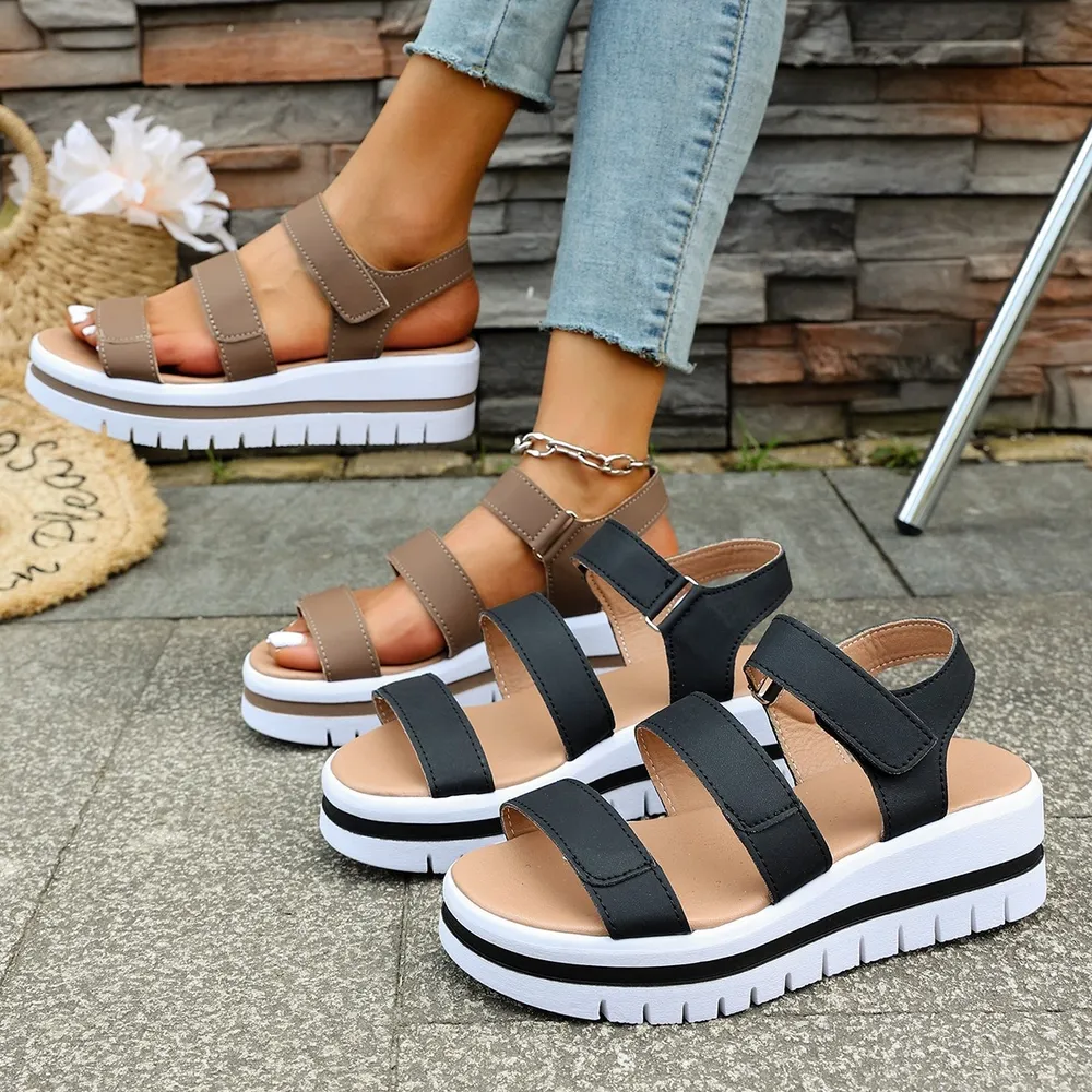 Open Toe Platform Sandals, image 2