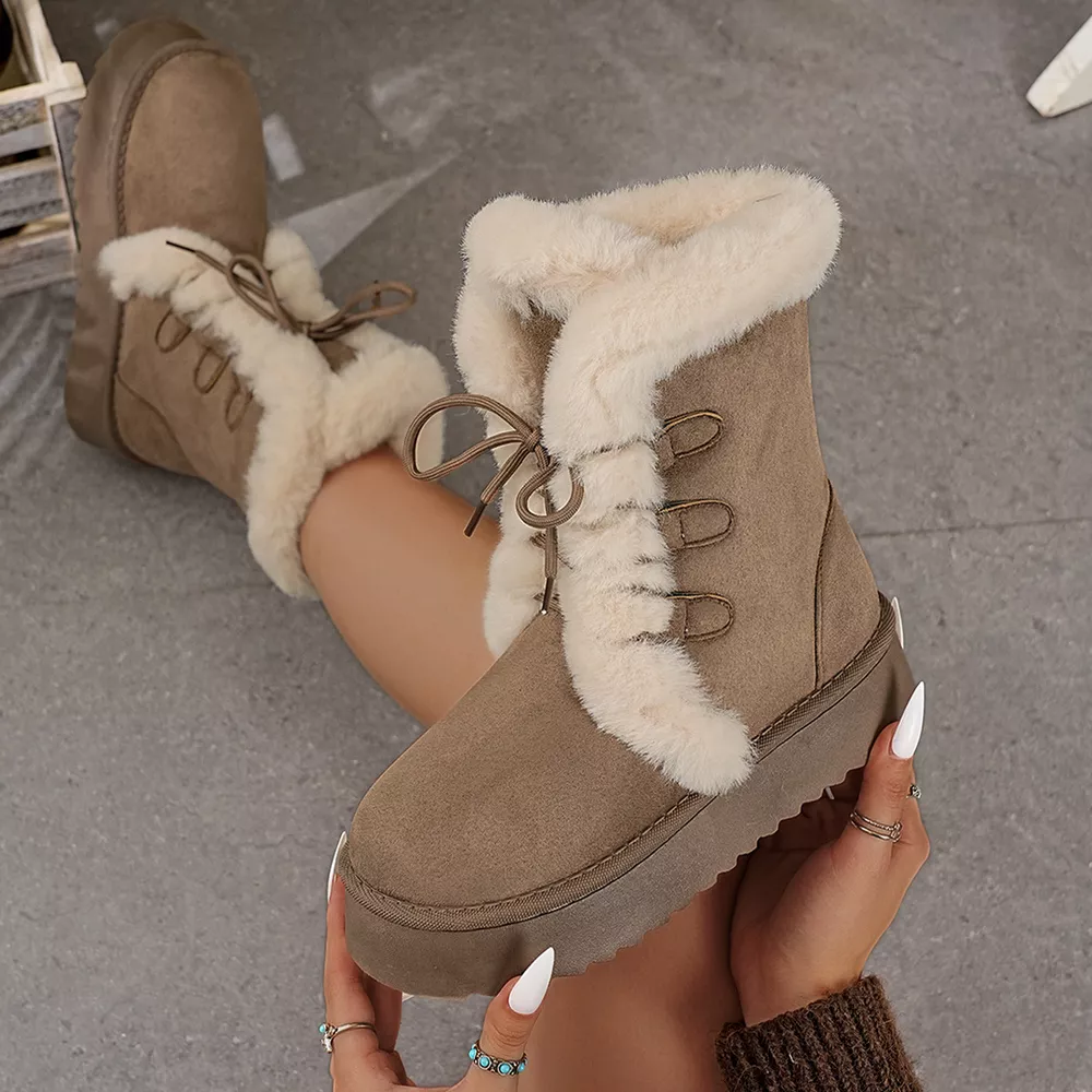 Round Toe Platform Boots, image 7