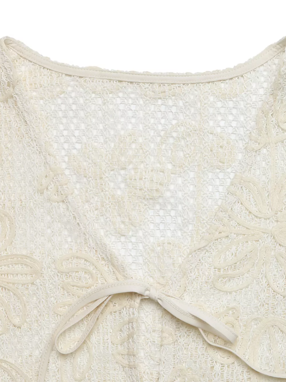 Floral Lace Tie-Front Shirt, image 8