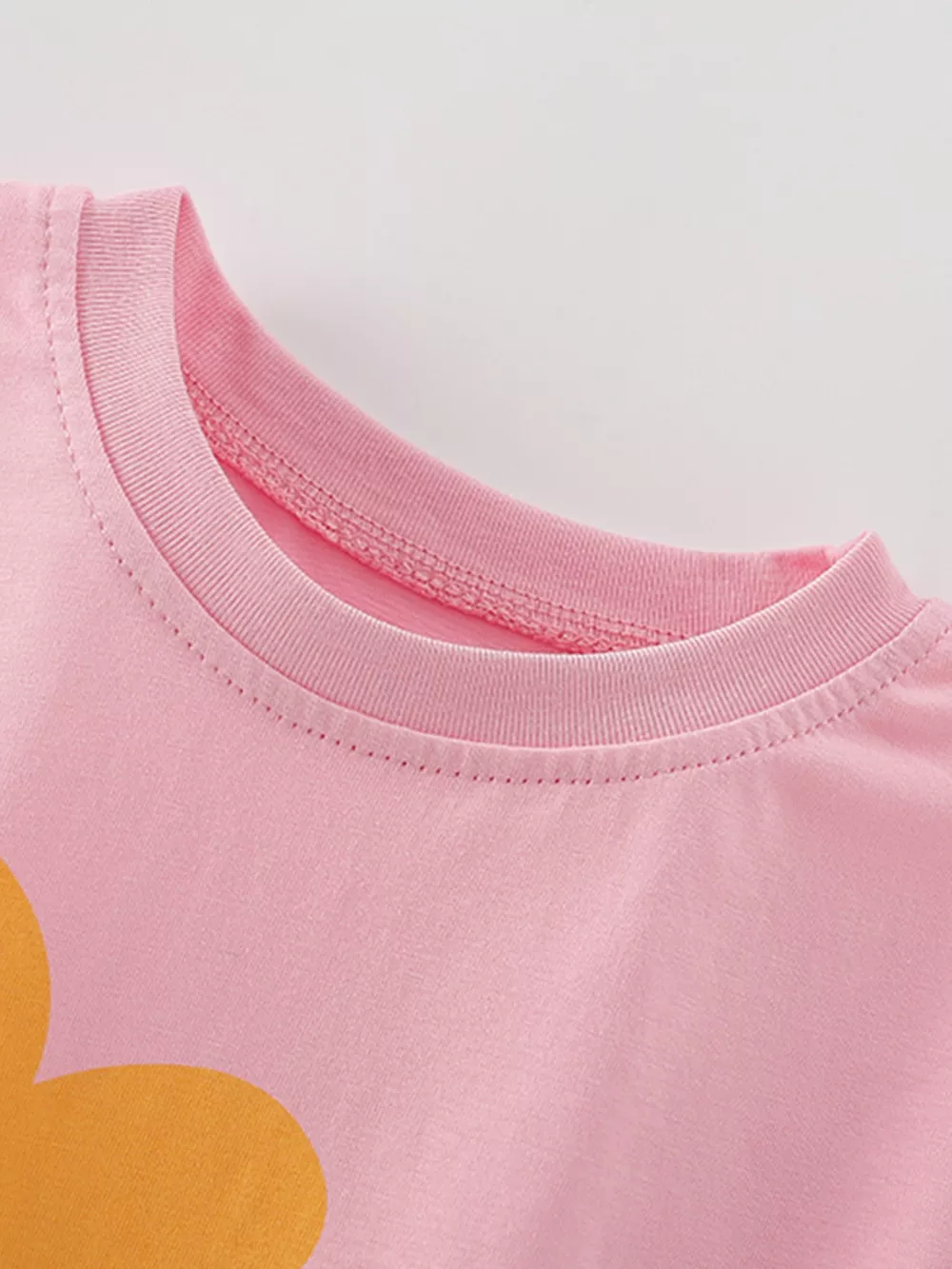 Children's Floral Print Tee and Shorts Set, image 3