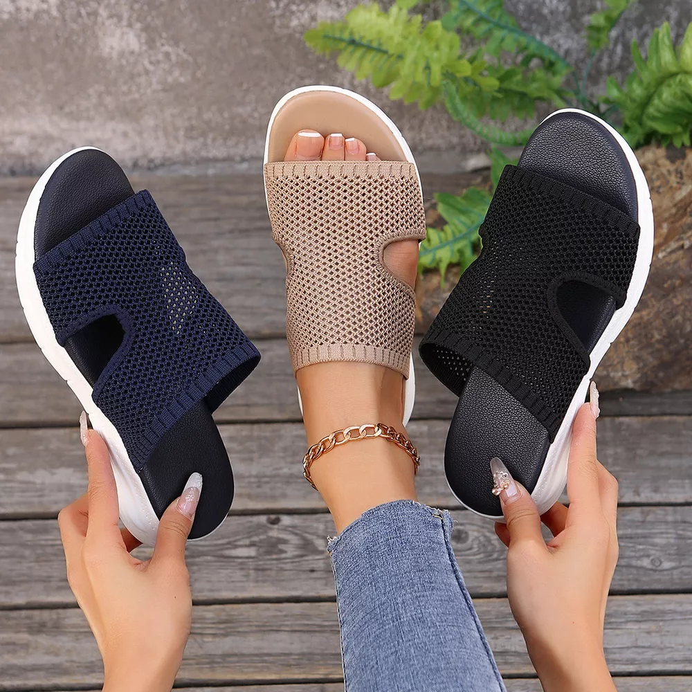 Breathable Mesh Open Toe Sandals, image 14