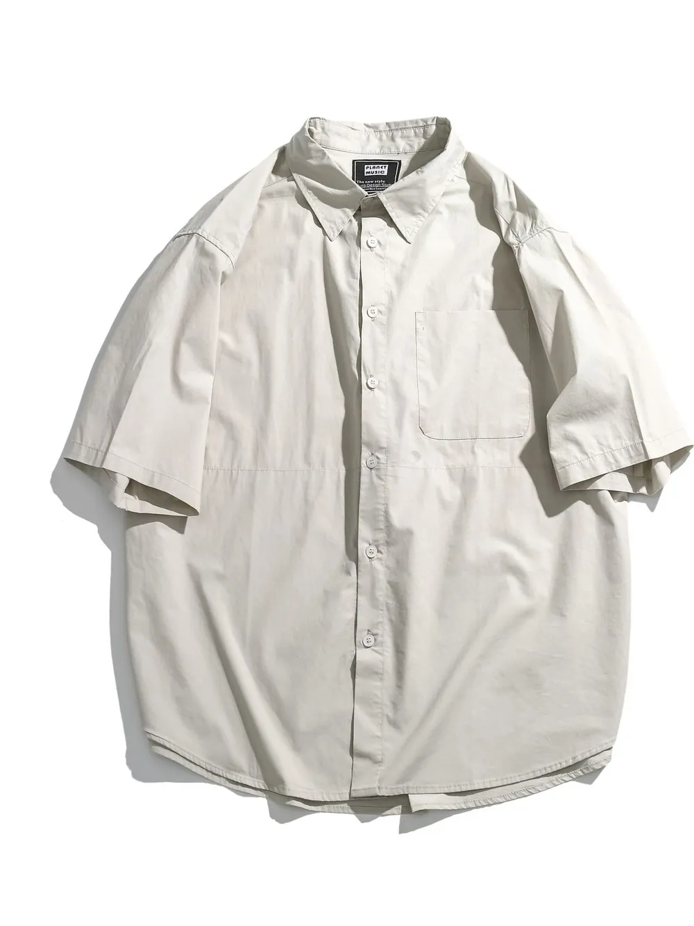 Men's Button Down Short Sleeve Shirt, image 3