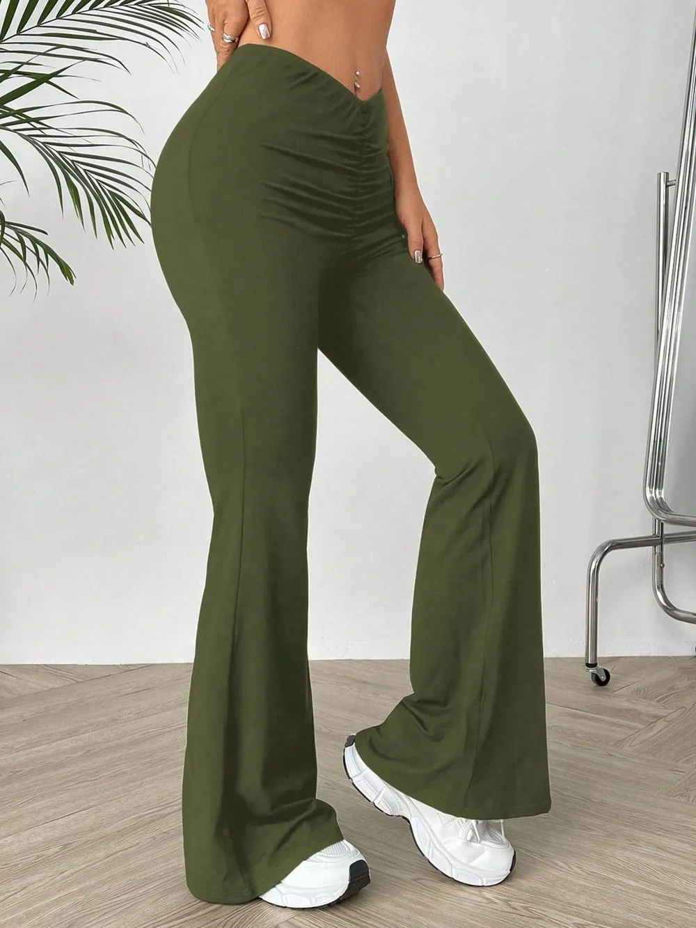 High Waisted Flare Pants, image 3