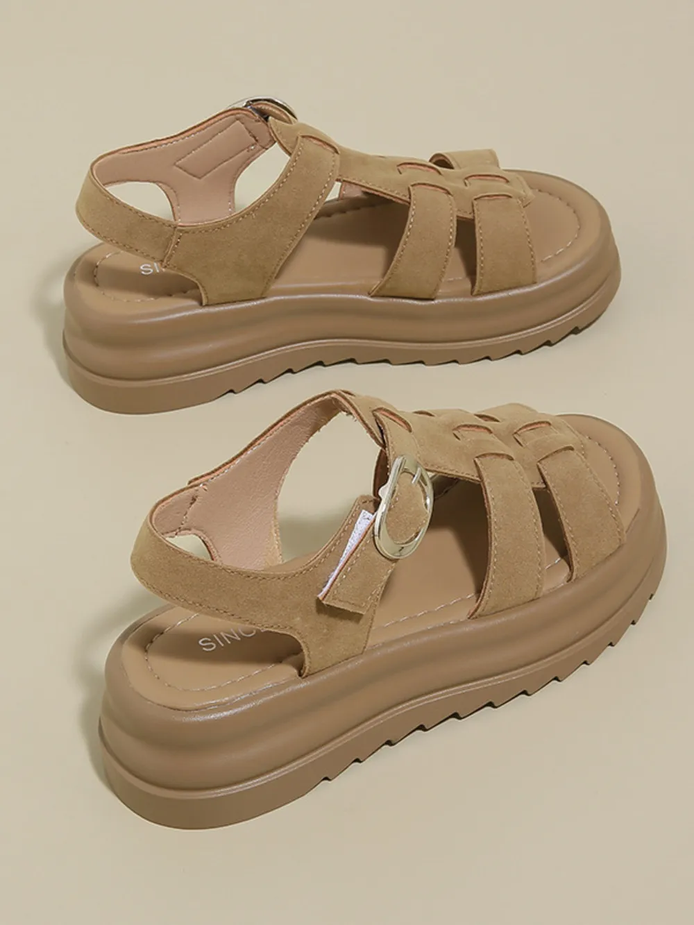 Platform Sandals with Ankle Strap, image 6