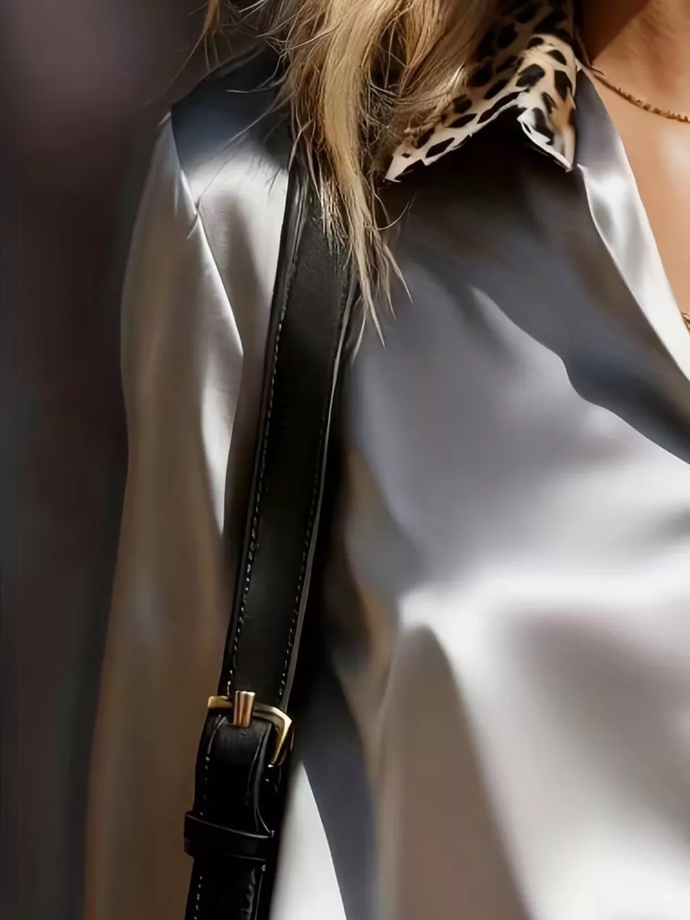 Leopard Button Up Long Sleeve Shirt, image 9