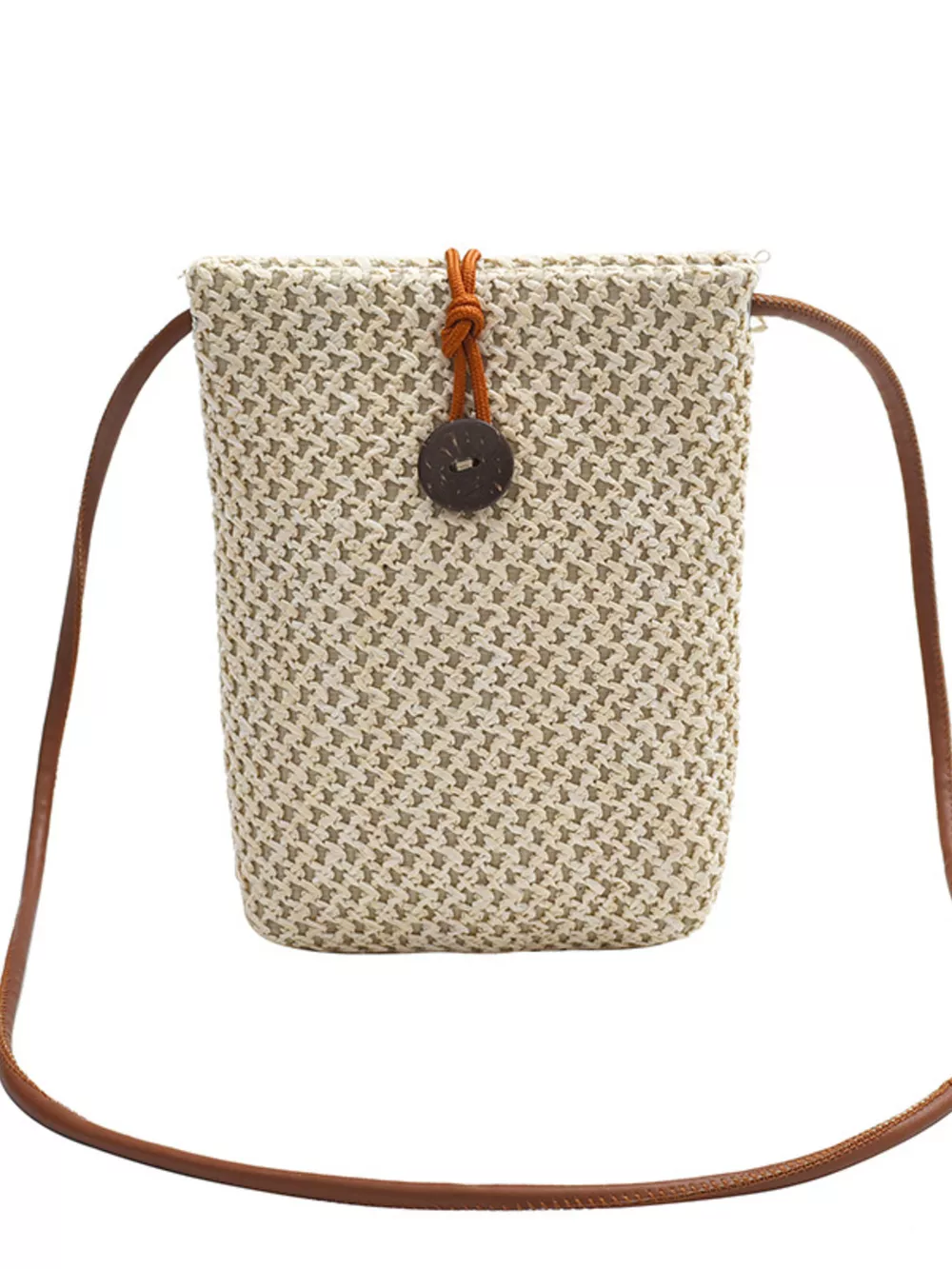 Straw Woven Crossbody Bag, image 6
