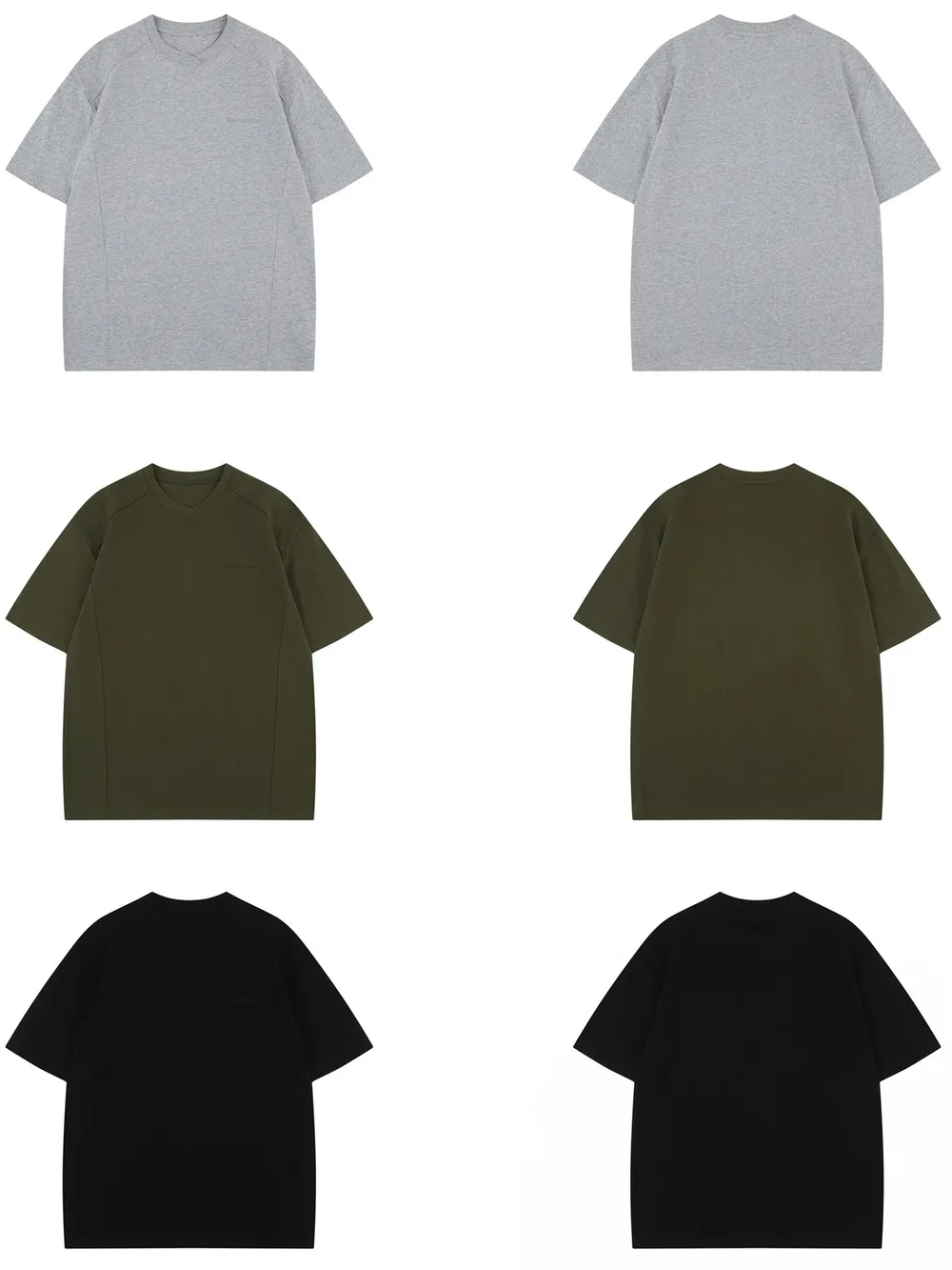 Men's Round Neck Short Sleeve T-Shirt, image 5