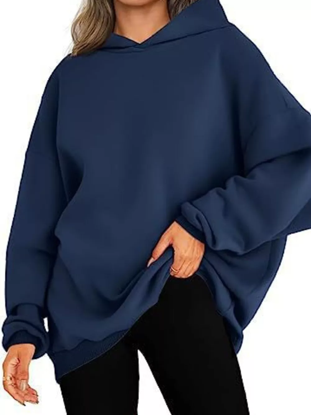 Drop Shoulder Long Sleeve Hoodie, image 28