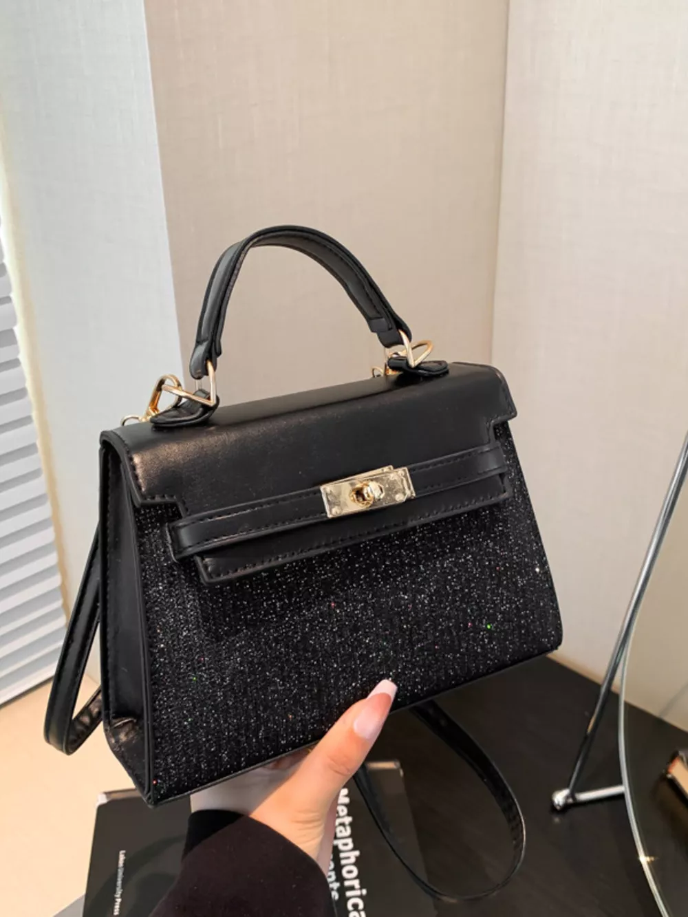 Adjustable Strap Mini Crossbody Bag, image 9