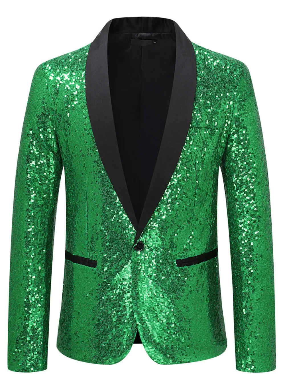 Men's Sequin Long Sleeve Blazer, image 11
