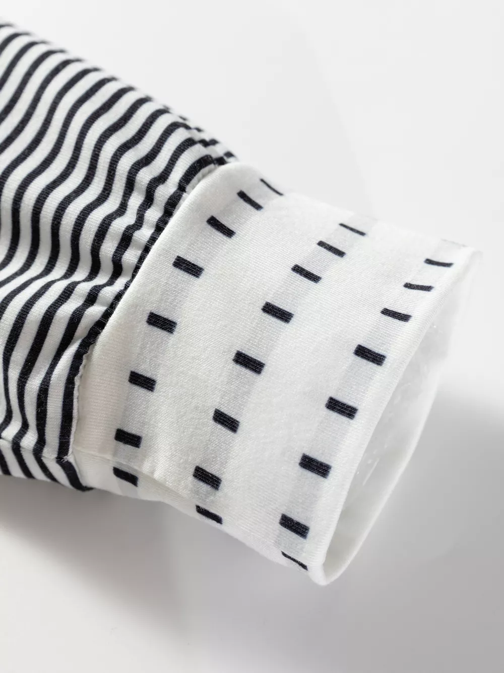 Stripe Raglan Patchwork Long Sleeve Top, image 6