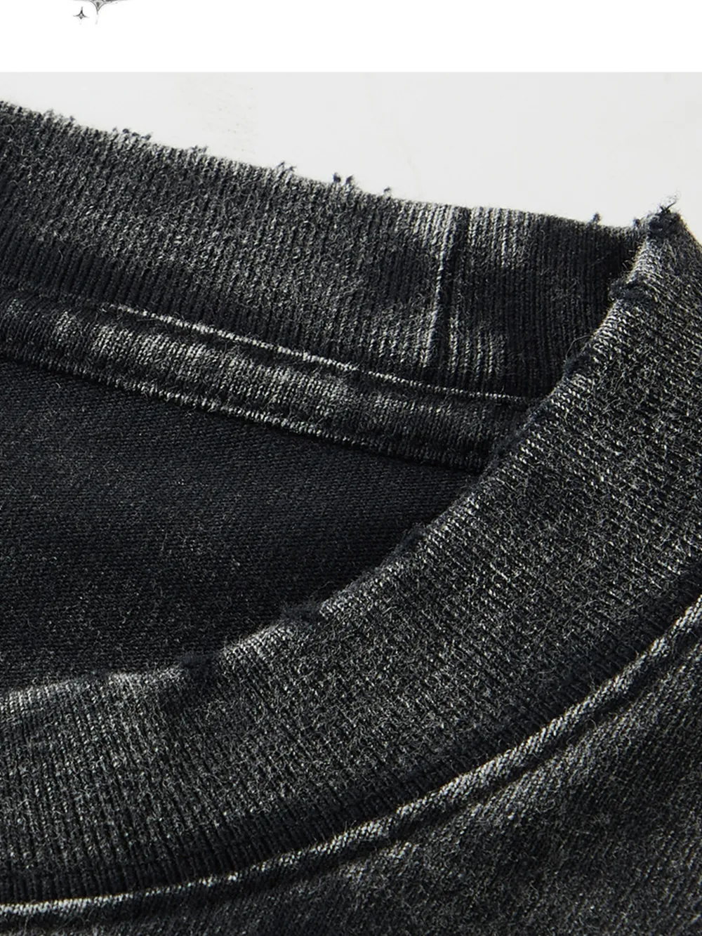 Men's Washed Round Neck Dropped Shoulder Sweatshirt, image 8