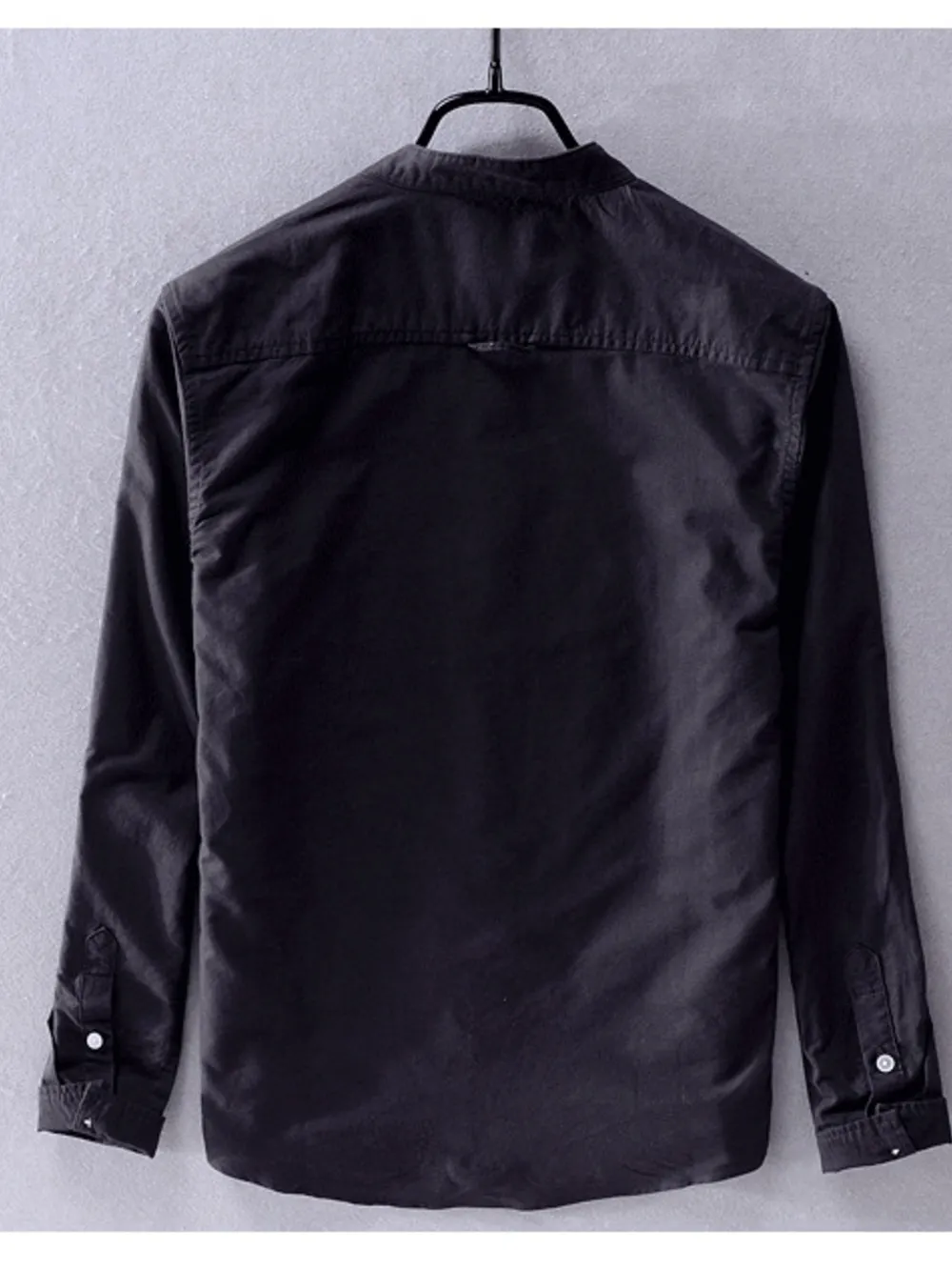Men's Plus Size Button Up Long Sleeve Shirt, image 2