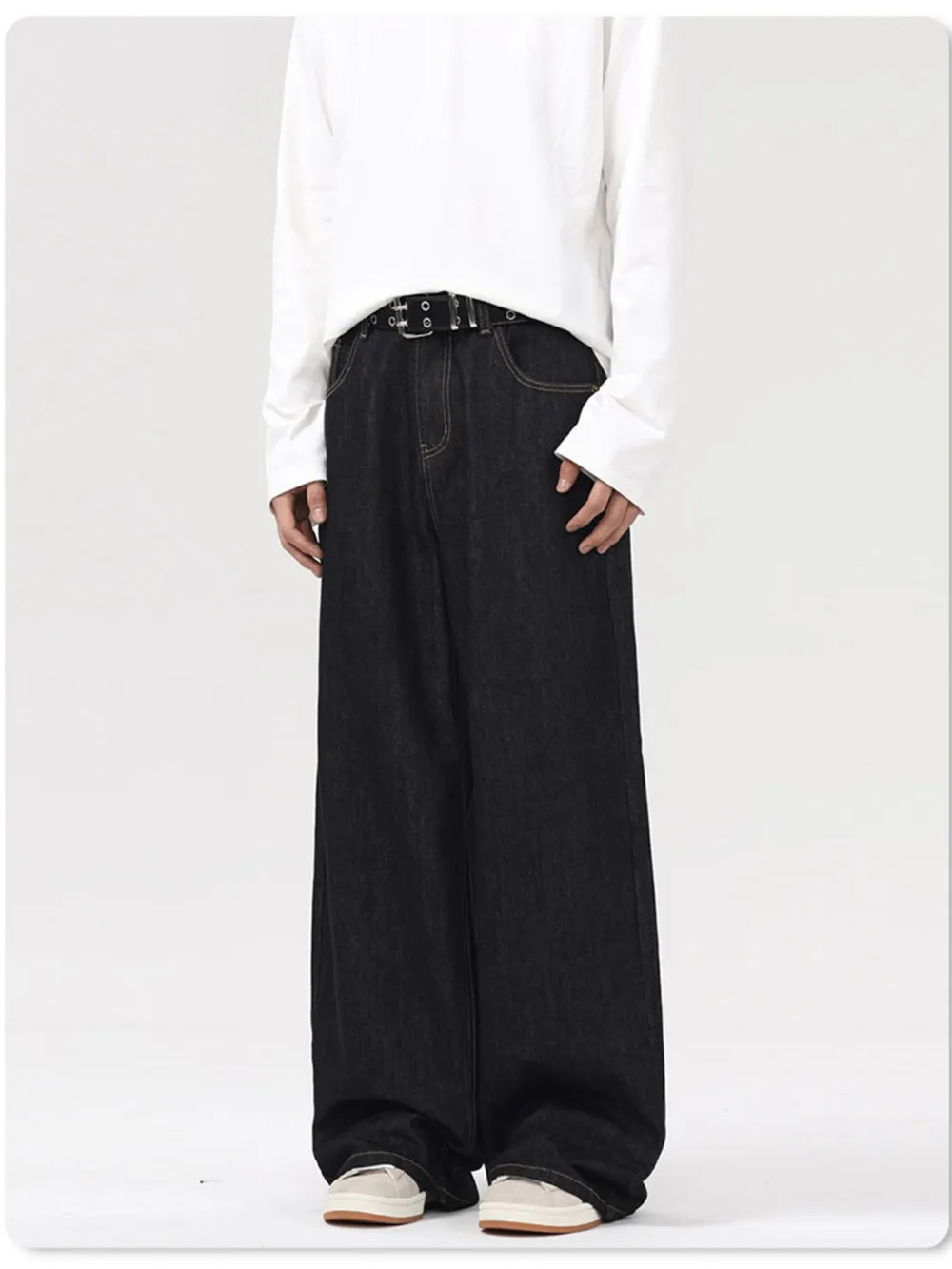 Men's Wide Leg Jeans, image 3