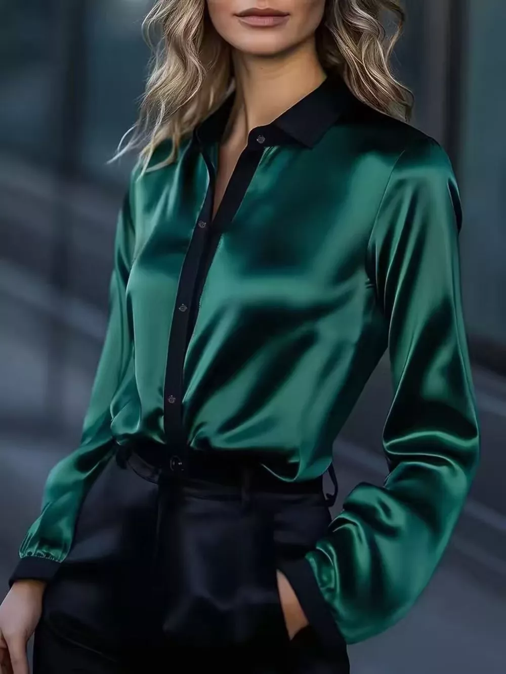 Button Up Long Sleeve Shirt, image 3