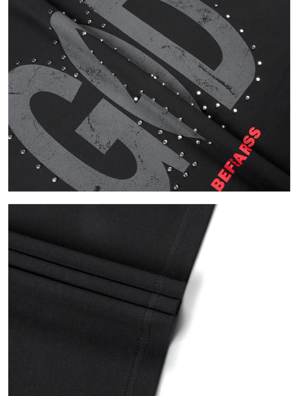 Men's Oversized Letter Graphic T-Shirt, image 4