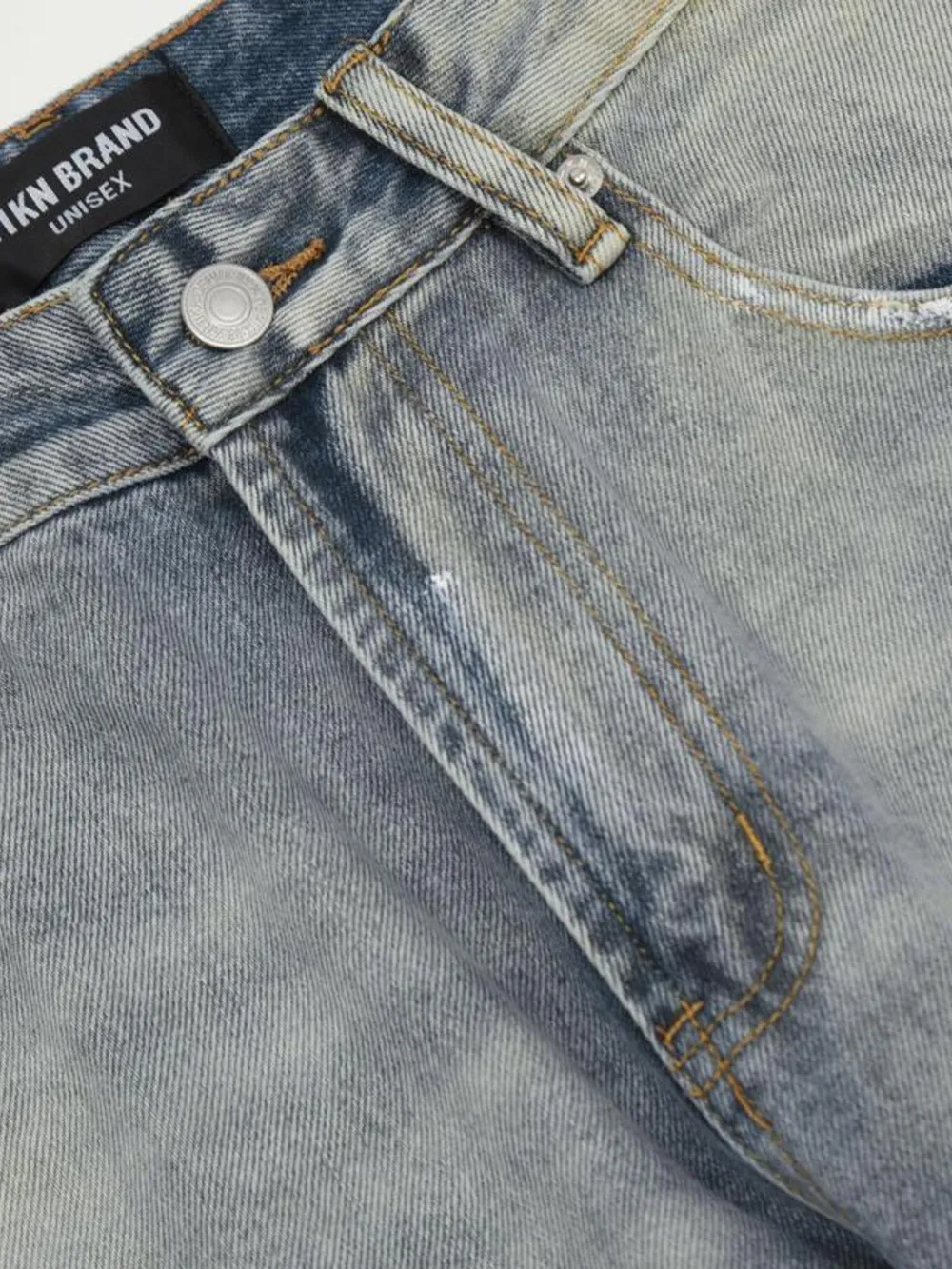 Men's Vintage Washed Gradient Distressed Flare Jeans, image 14
