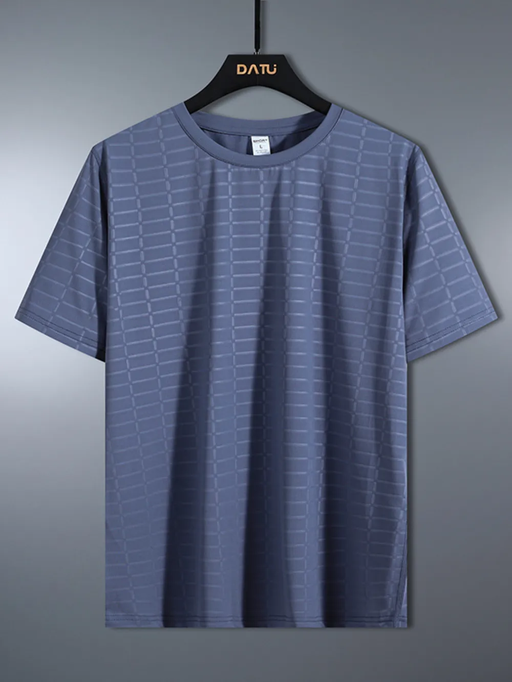 Men's Plus Size Crew Neck Short Sleeve T-Shirt, image 4