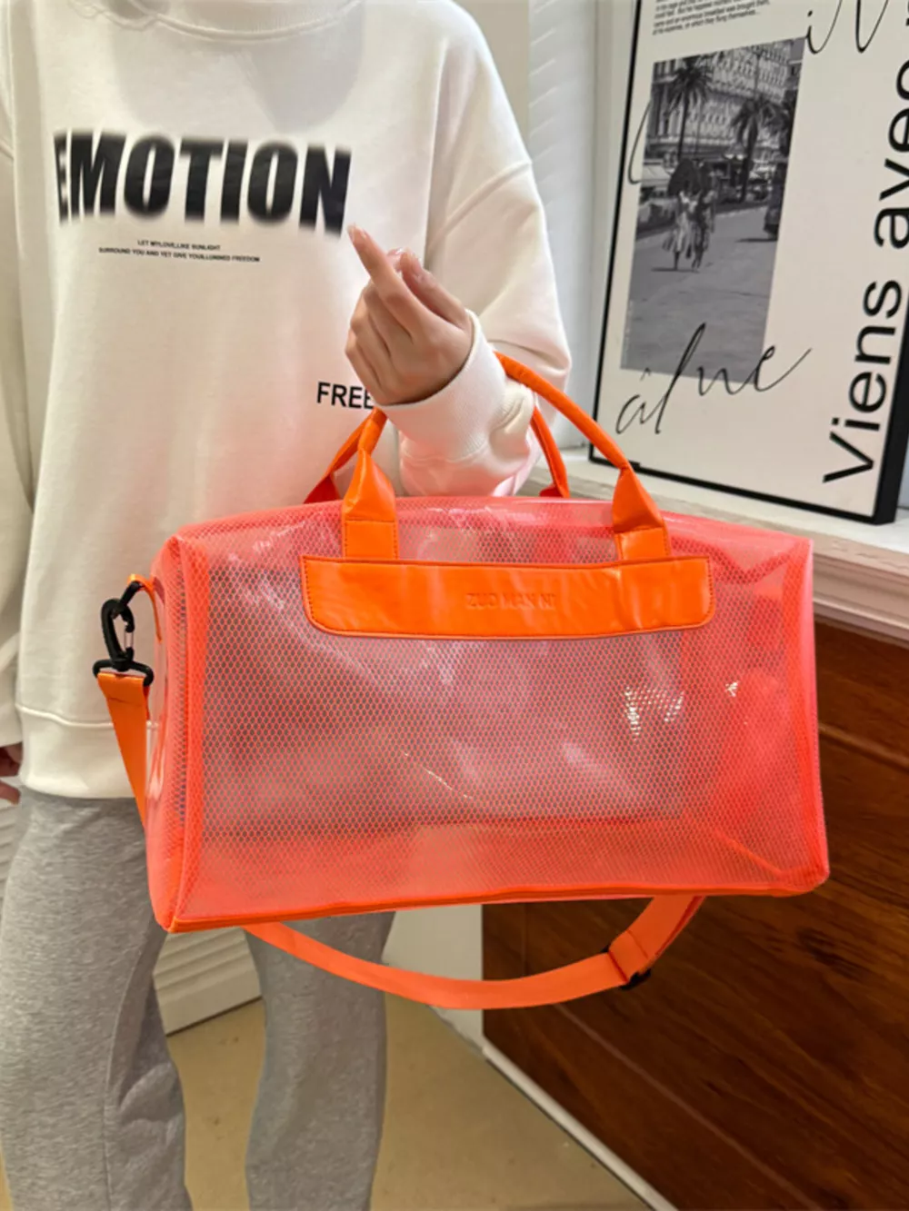 Transparent PVC Travel Bag, image 5