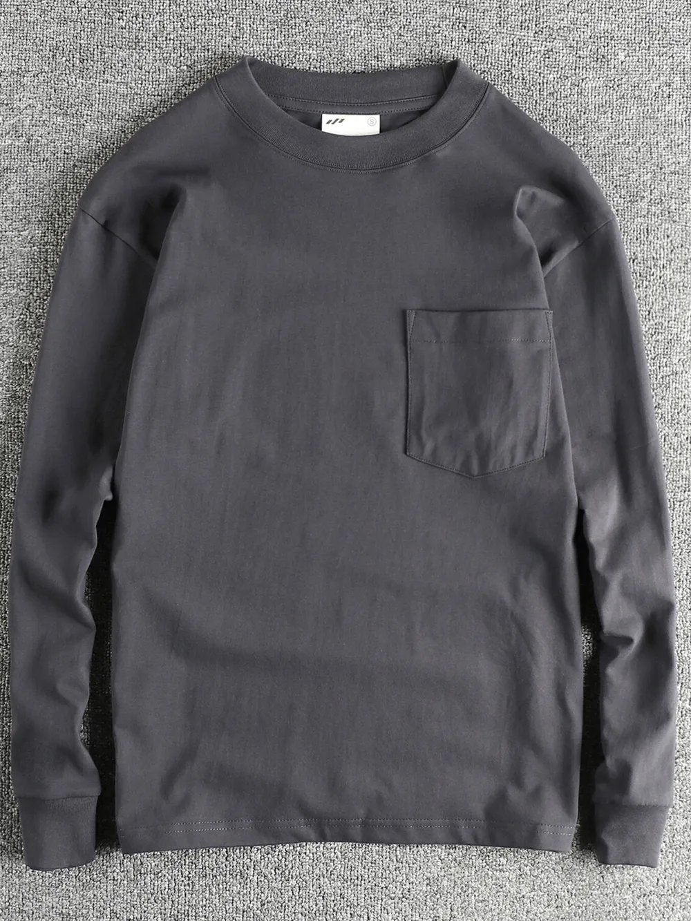 Men's Long Sleeve Pocket T-Shirt, image 5