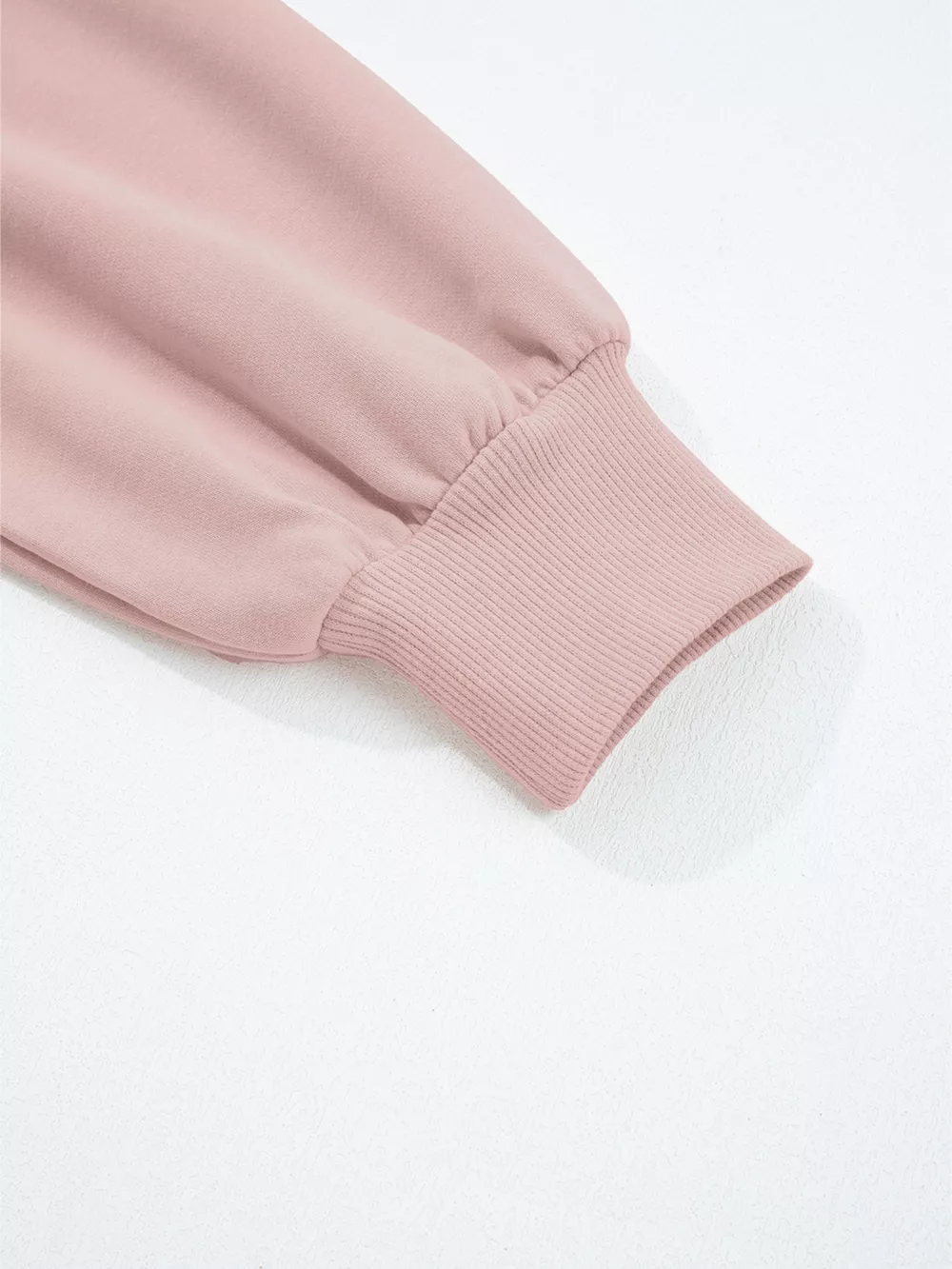 Drop Shoulder Puff Sleeve Crop Top and Drawstring Wide Leg Pants Set, image 14