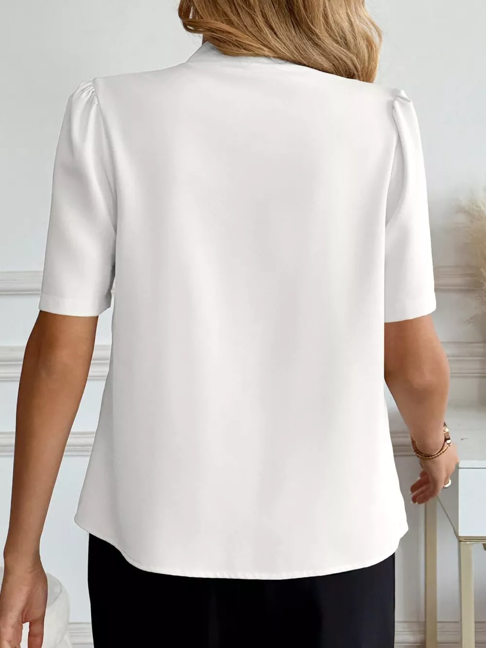 V-Neck Button-Down Shirt, image 27