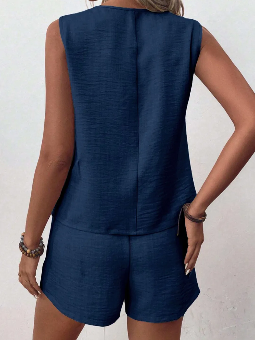 Button Up Vest and Shorts Set, image 8