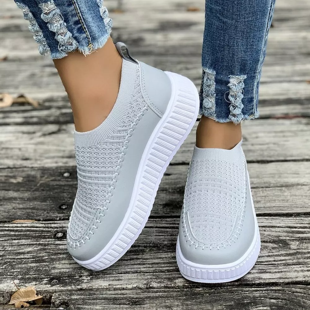 Round Toe Platform Slip-Ons, image 8